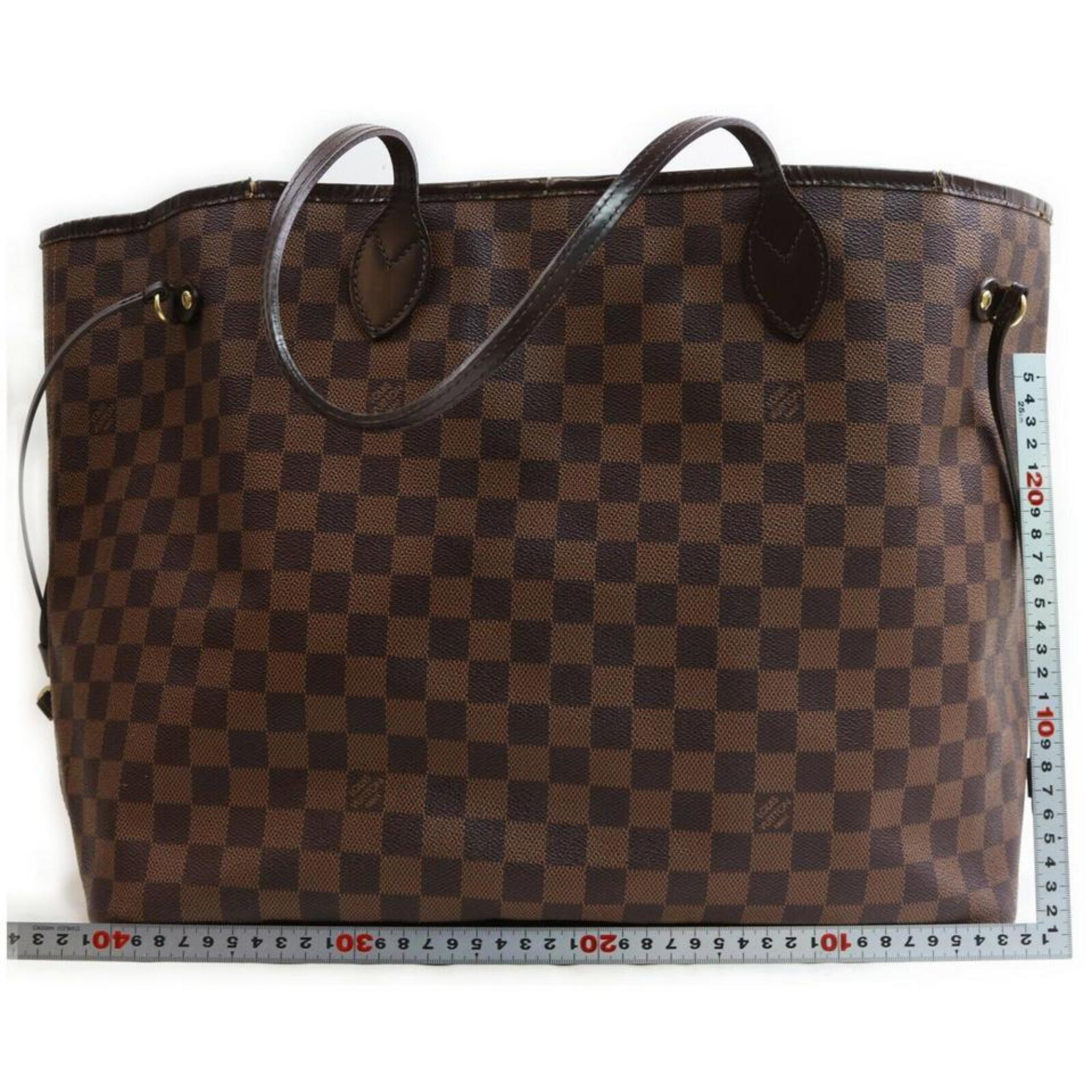 Louis Vuitton grand sac fourre-tout Neverfull GM damier ébène 2LVL1223 en vente 4