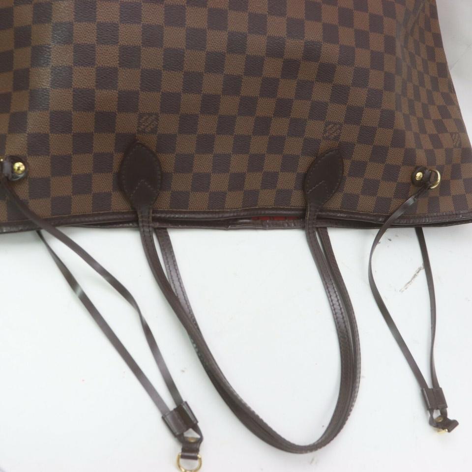 Louis Vuitton - Grand sac fourre-tout Neverfull GM en damier ébène 862442 Bon état - En vente à Dix hills, NY