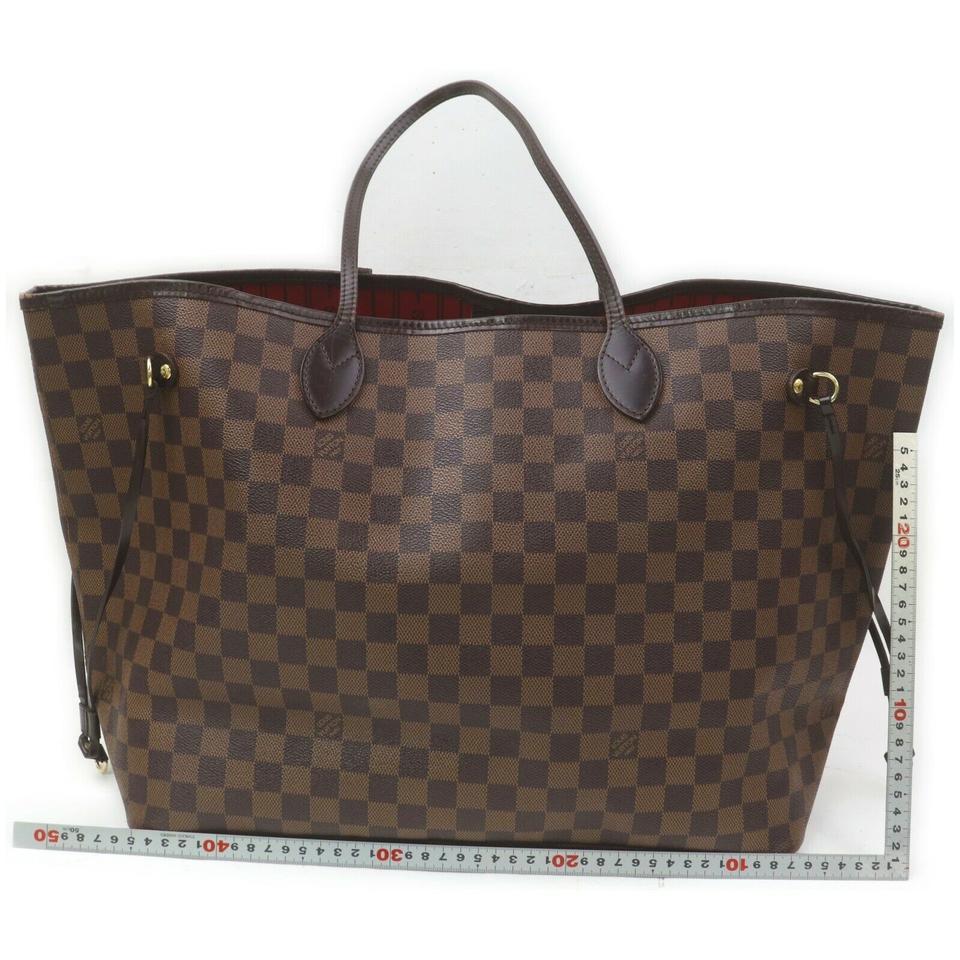 Louis Vuitton - Grand sac fourre-tout Neverfull GM en damier ébène 862442 Pour femmes en vente