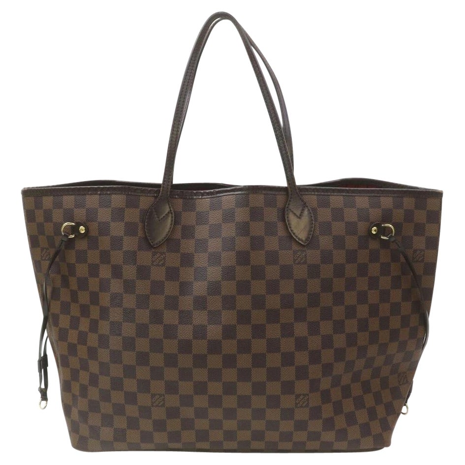Louis Vuitton grand sac fourre-tout Neverfull GM en damier ébène 862442