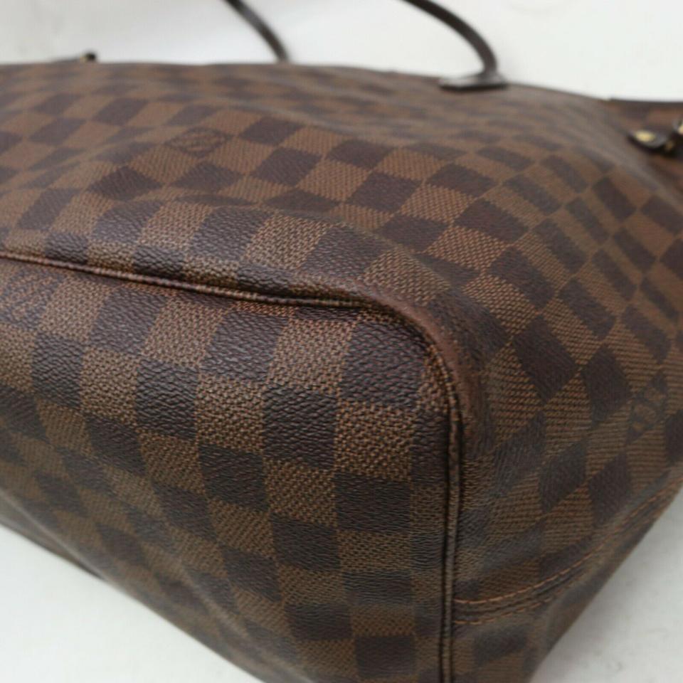 Louis Vuitton - Grand sac fourre-tout Neverfull GM en damier ébène 862870 Pour femmes en vente