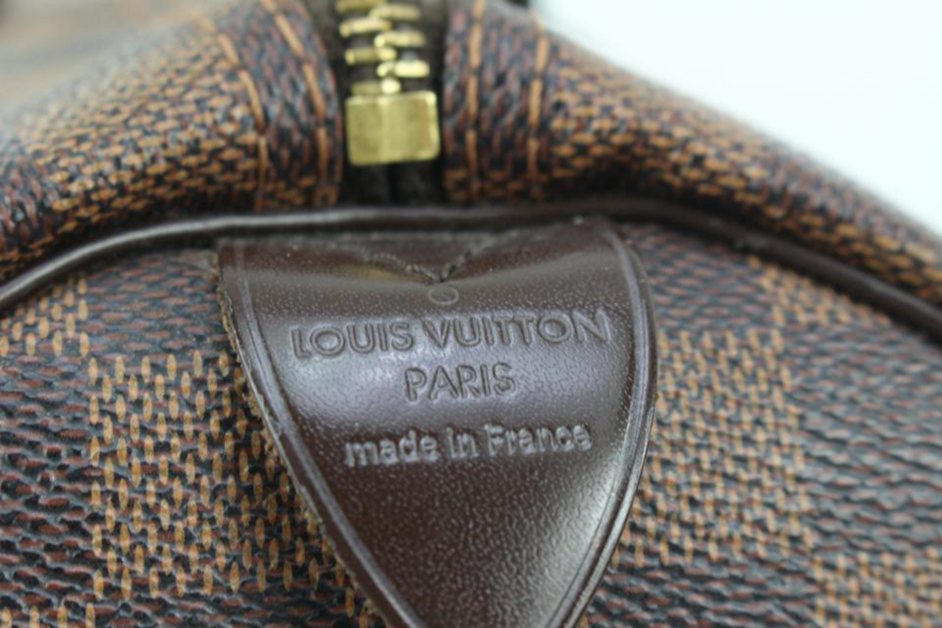 Louis Vuitton grand sac Speedy 35 Boston GM 84lk33s Bon état - En vente à Dix hills, NY