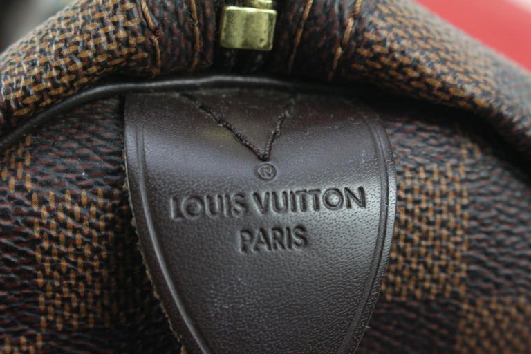Louis Vuitton Large Damier Speedy 35 Boston Bag GM 64lv38s – Bagriculture
