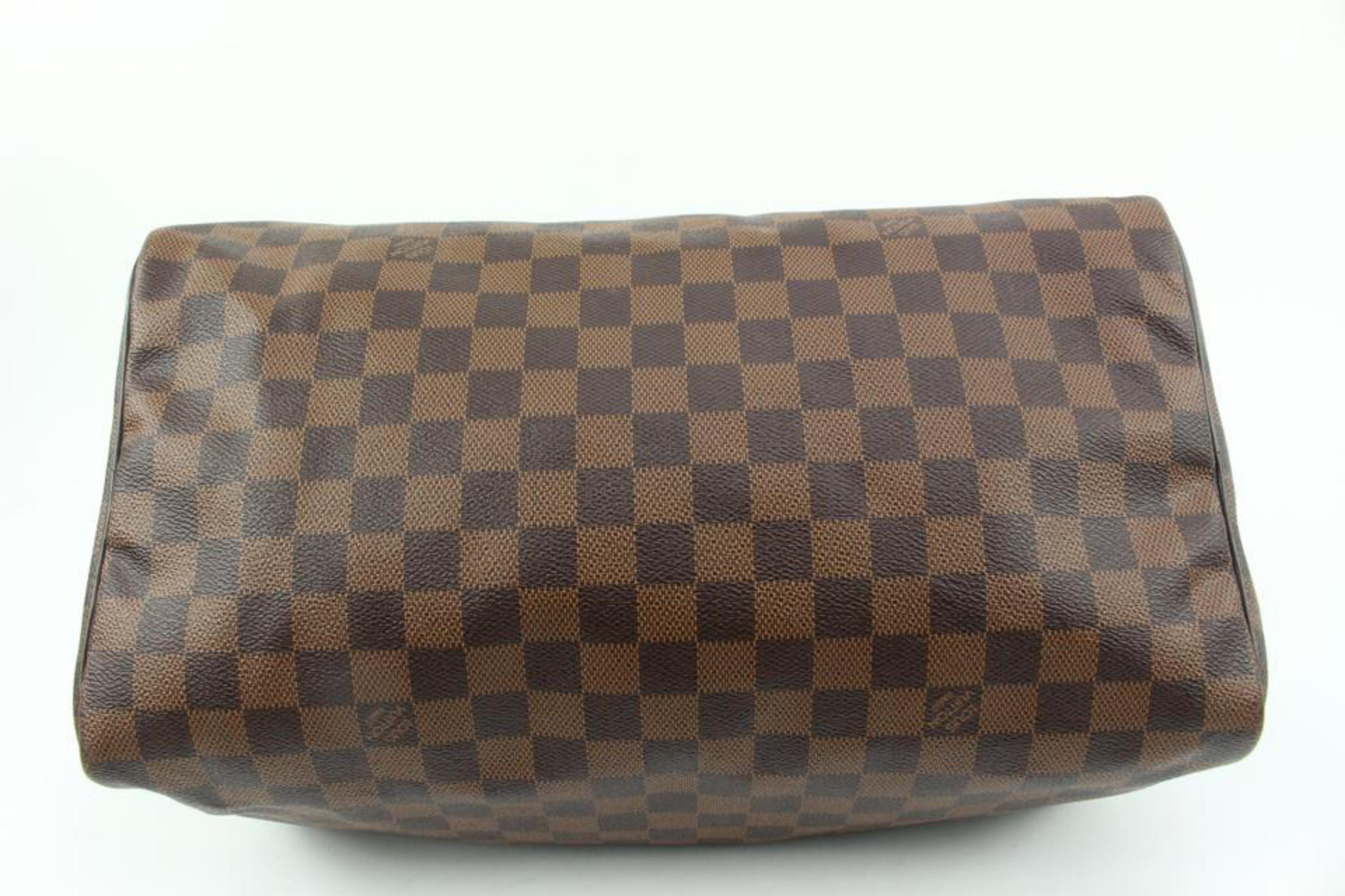 Louis Vuitton Large Damier Ebene Speedy 35 Boston Bag GM3lv34s 1