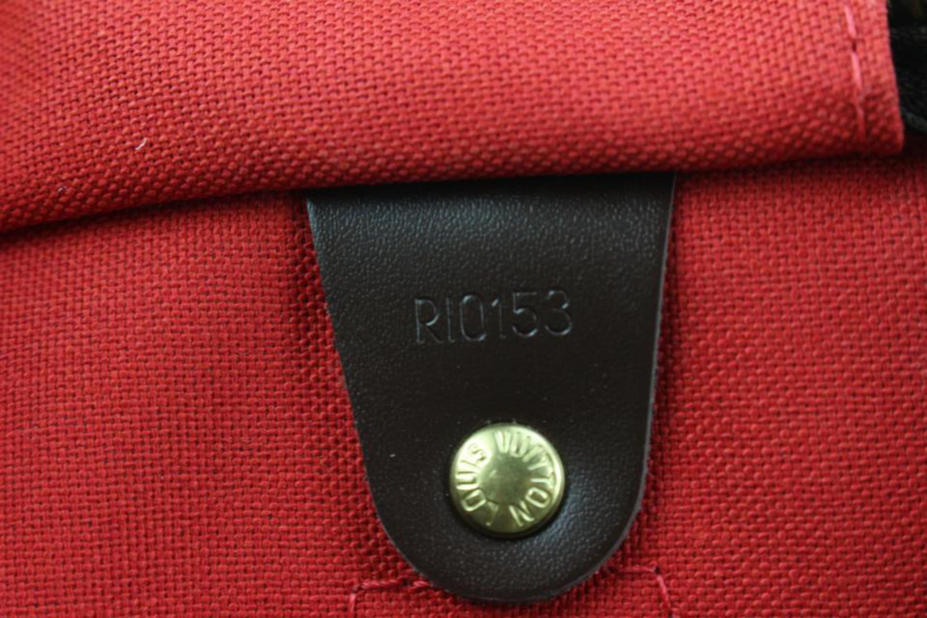 Große Damier Speedy 35 Boston Tasche von Louis Vuitton GM 64lv38s im Angebot 2