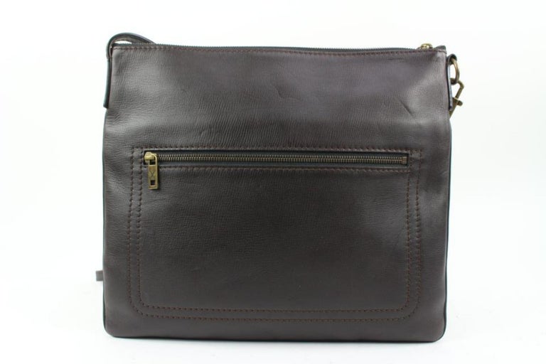 Louis Vuitton Sac Plat Cross Bag Monogram Taurillon Leather Black