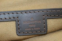 Louis Vuitton Large Dark Brown Utah Leather Sac Plat Messenger Bag s214lv83