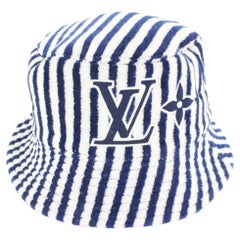 Louis Vuitton Large LV Graphical Bucket Hat Stripe Towel 83lz525s