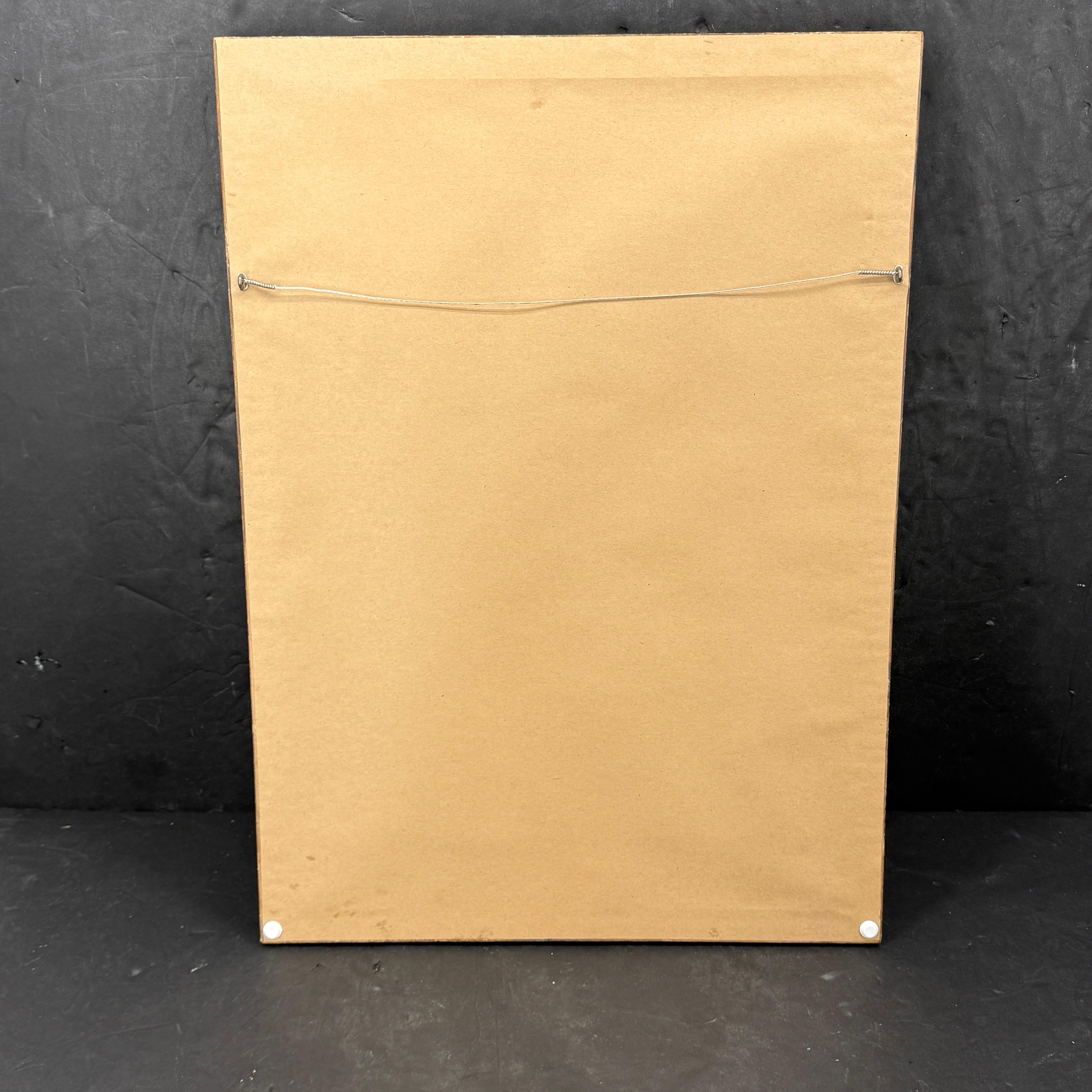 Louis Vuitton Large LV Suitcase Artwork Print in Gilt Frame in vendita 3