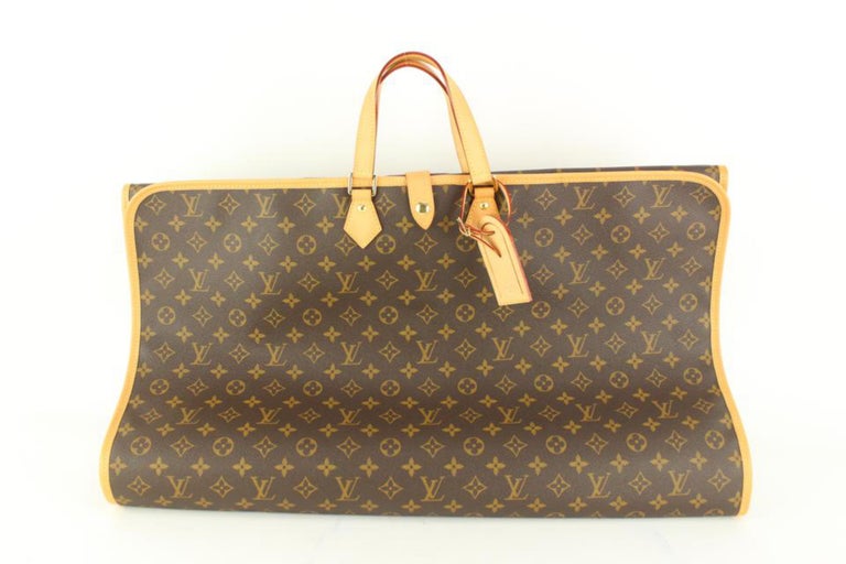Louis Vuitton Cover Garment and Hanger Brown Weekend/Travel Bag