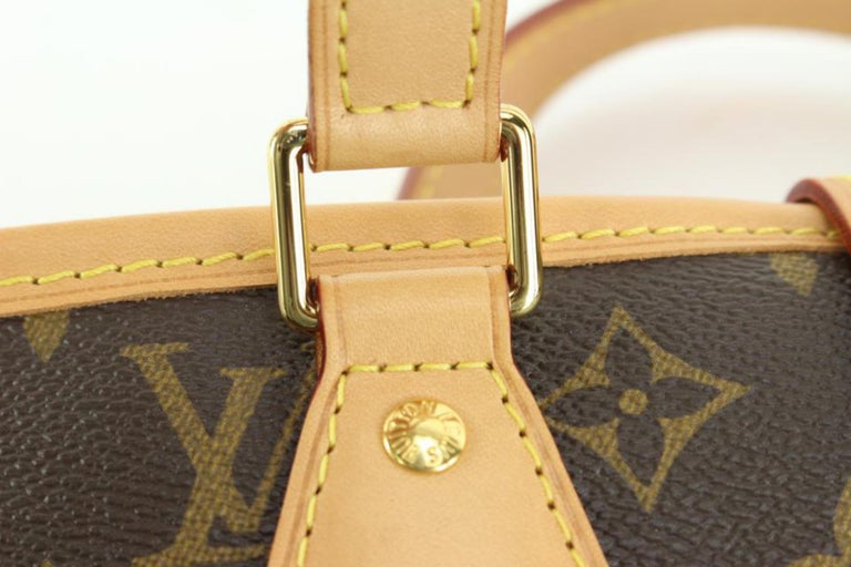 Tan Leather Strap With Yellow Stitching for Louis Vuitton LV 