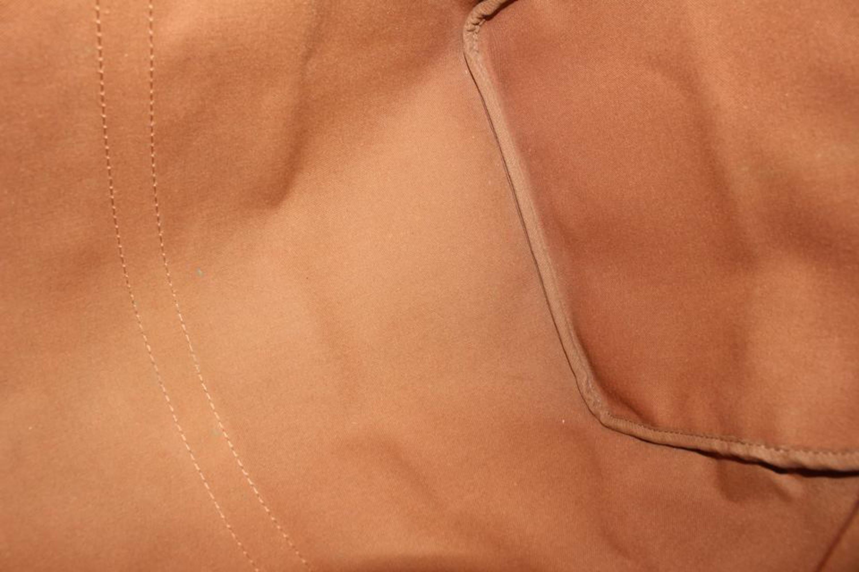 Louis Vuitton Large Monogram Keepall 55 Boston Duffle Bag 89lz418s In Good Condition In Dix hills, NY