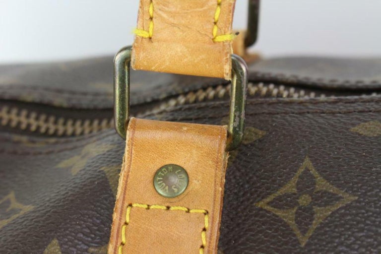 Louis Vuitton Large Monogram Keepall 60 Boston Duffle Bag 30L118 For