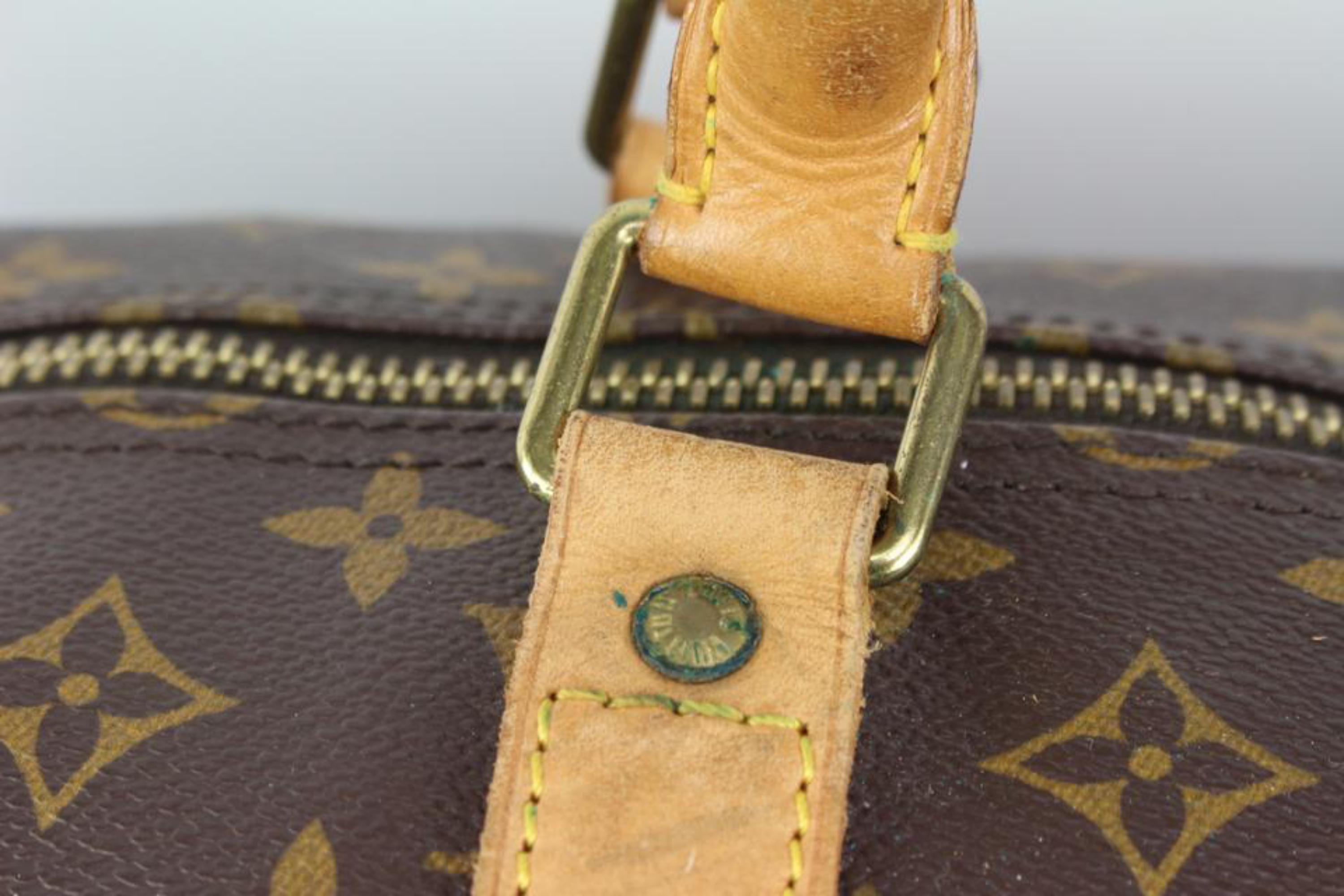 Louis Vuitton Large Monogram Keepall 60 Boston Duffle Bag 5lz425s 6