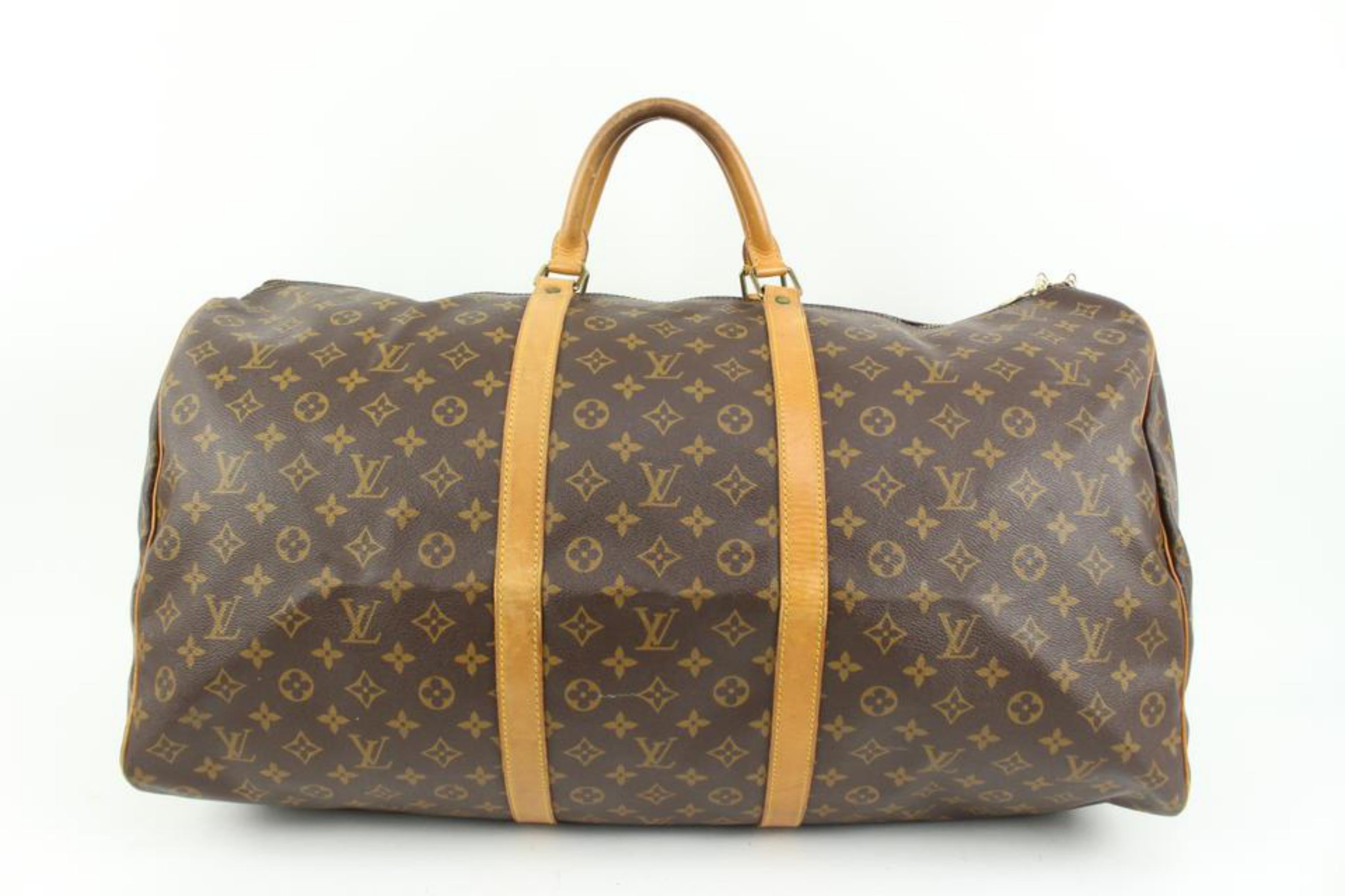Louis Vuitton Large Monogram Keepall 60 Boston Duffle Bag 5lz425s 2
