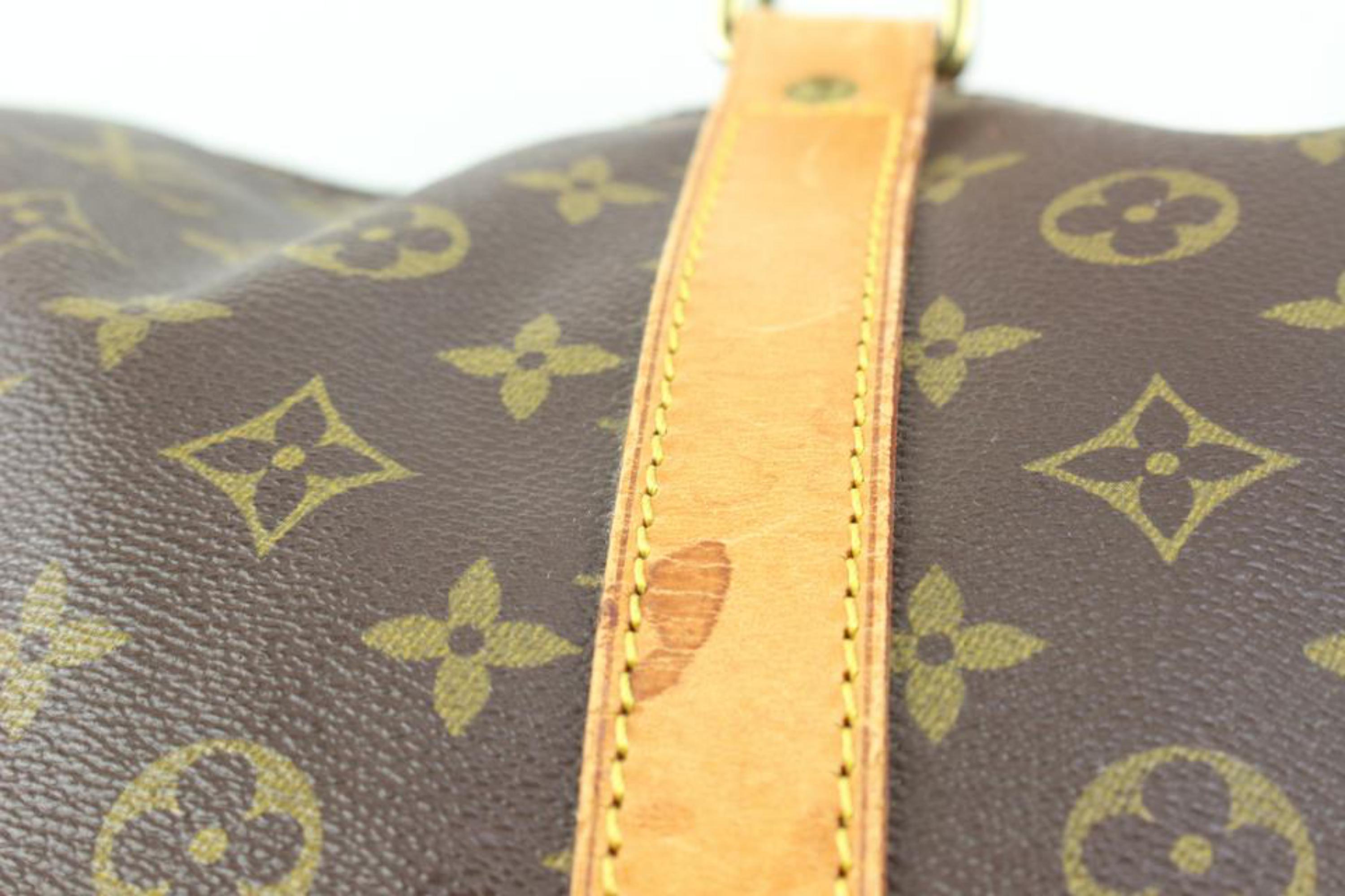 Louis Vuitton Large Monogram Keepall Bandouliere 60 Duffle Bag with Strap 121lv4 3