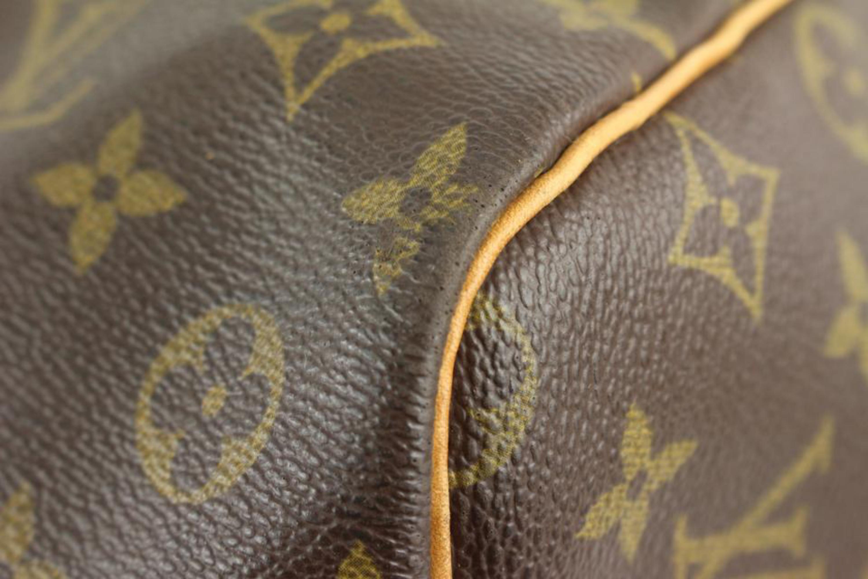 Louis Vuitton Large Monogram Keepall Bandouliere 60 Duffle with Strap 110lv55 For Sale 6