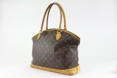 Louis Vuitton Large Monogram Lockit Horizontal Dome Satchel 2LZ1221