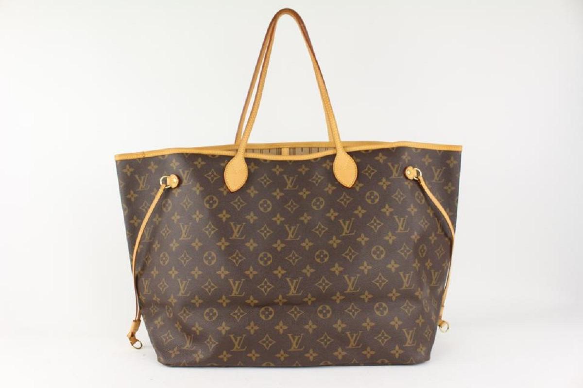 Louis Vuitton Large Monogram Neverfull GM Tote Bag 1025lv15 In Good Condition In Dix hills, NY