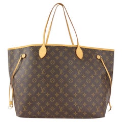 Vintage Louis Vuitton Large Monogram Neverfull GM Tote Bag 1025lv15