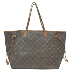 Vintage Louis Vuitton Large Monogram Neverfull GM Tote Bag 855713