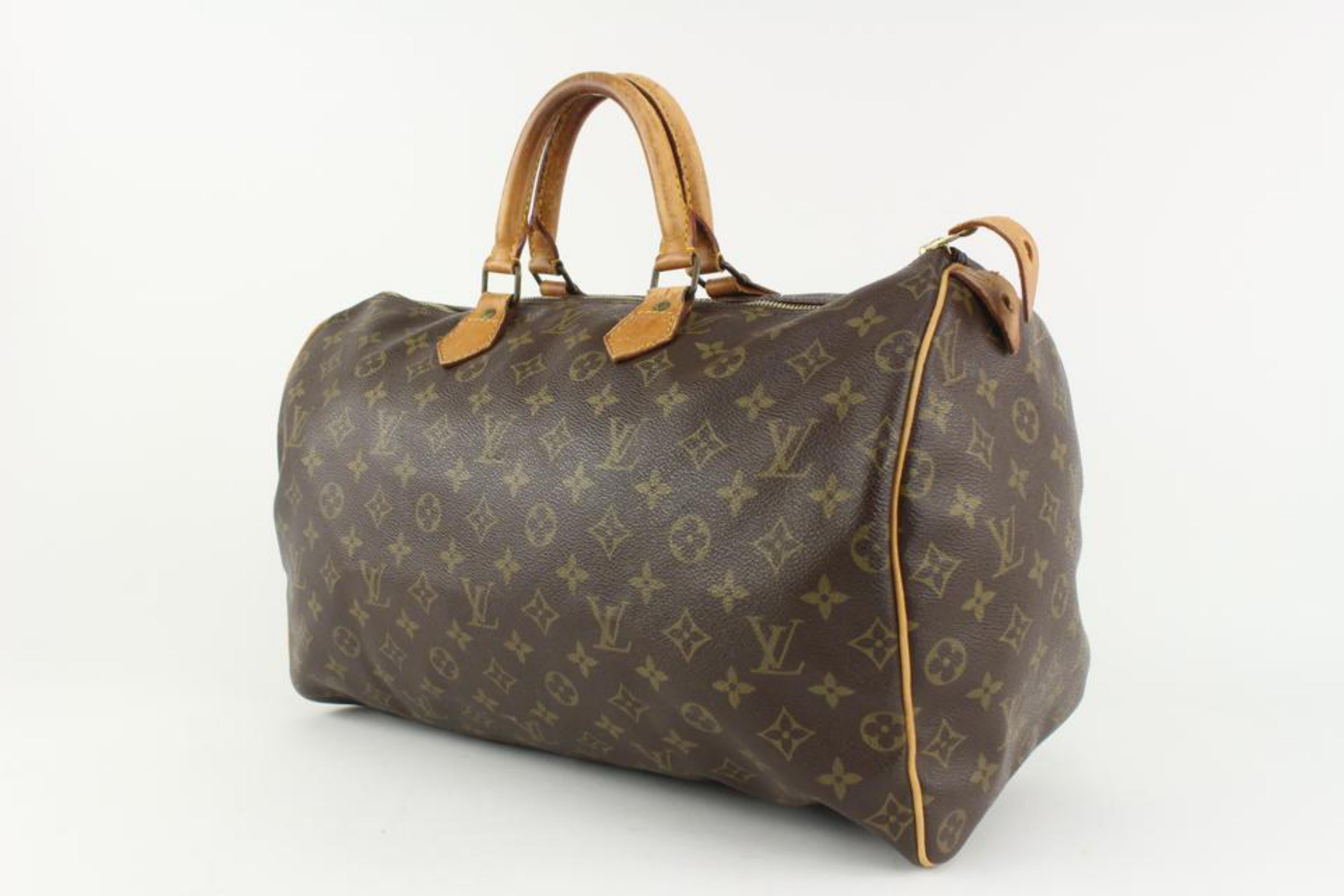 Louis Vuitton Large Monogram Speedy 40 Boston Bag 123lv29 4