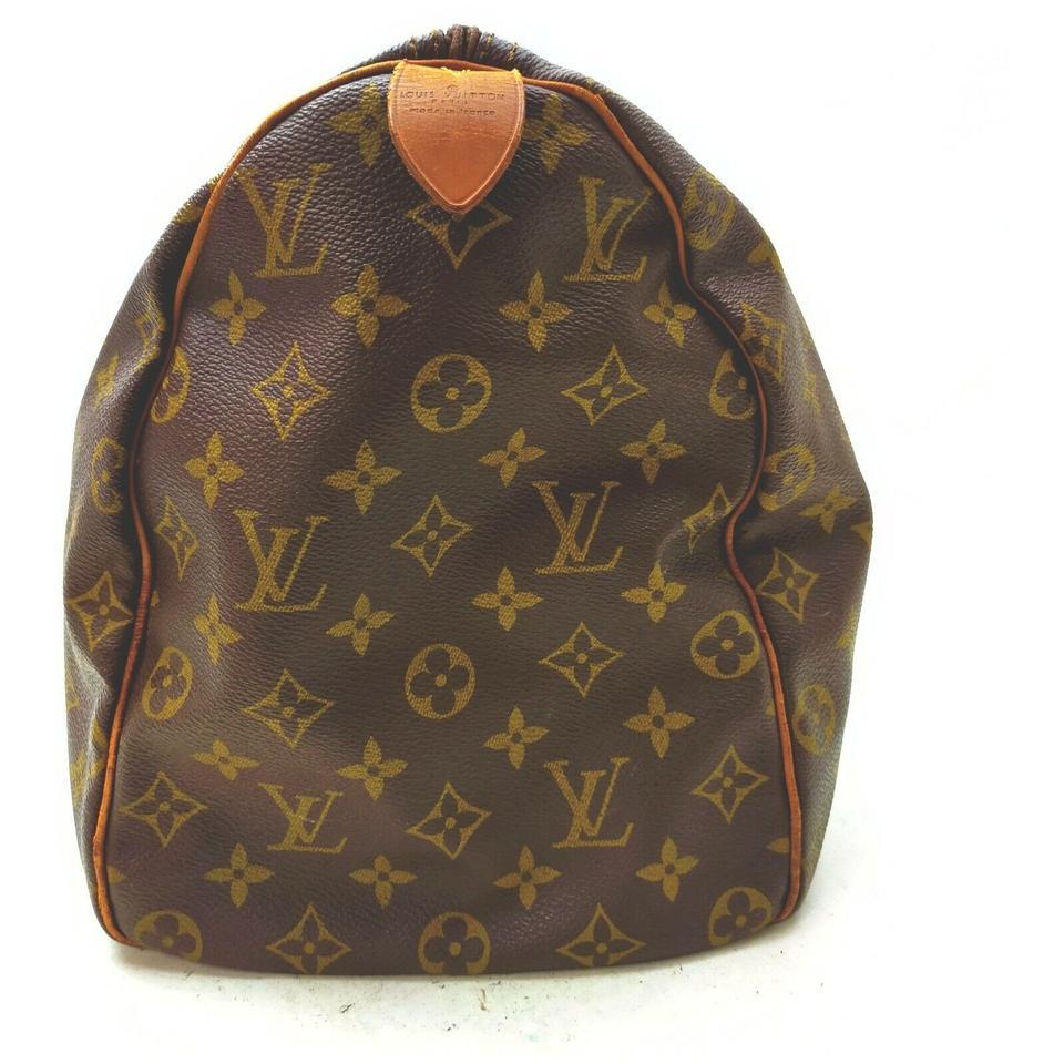 Brown Louis Vuitton Large Monogram Speedy 40 Boston GM 861559