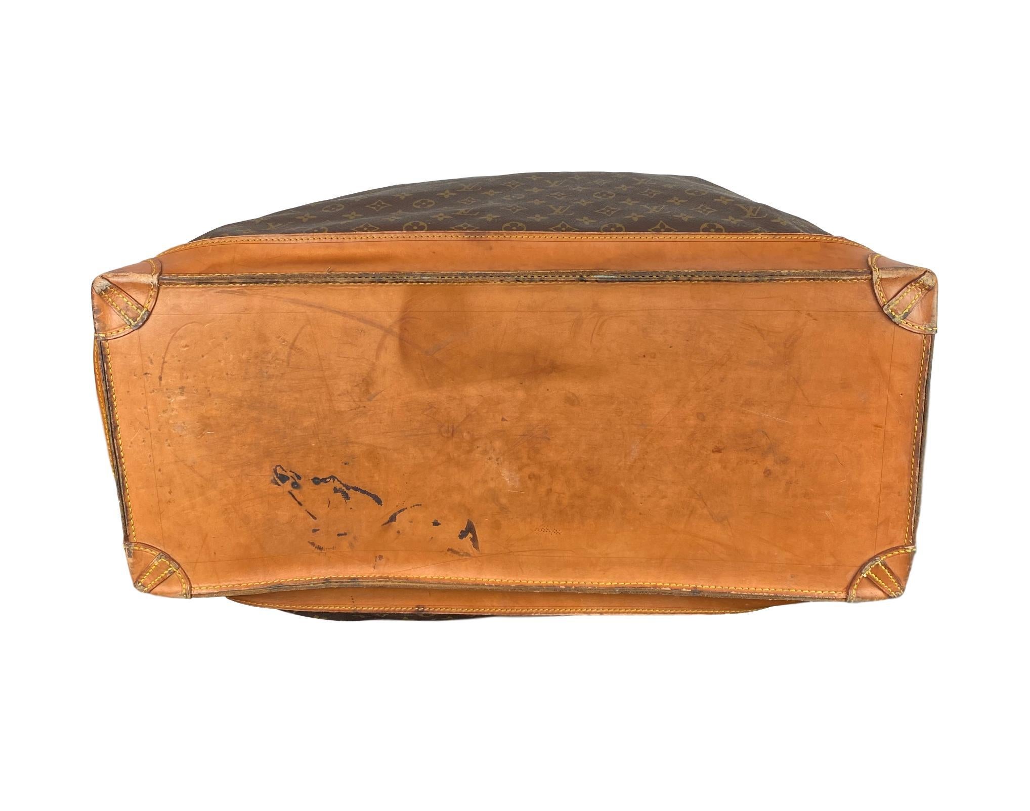  Louis Vuitton - Grand sac de voyage à vapeur Monogram 55 Unisexe 