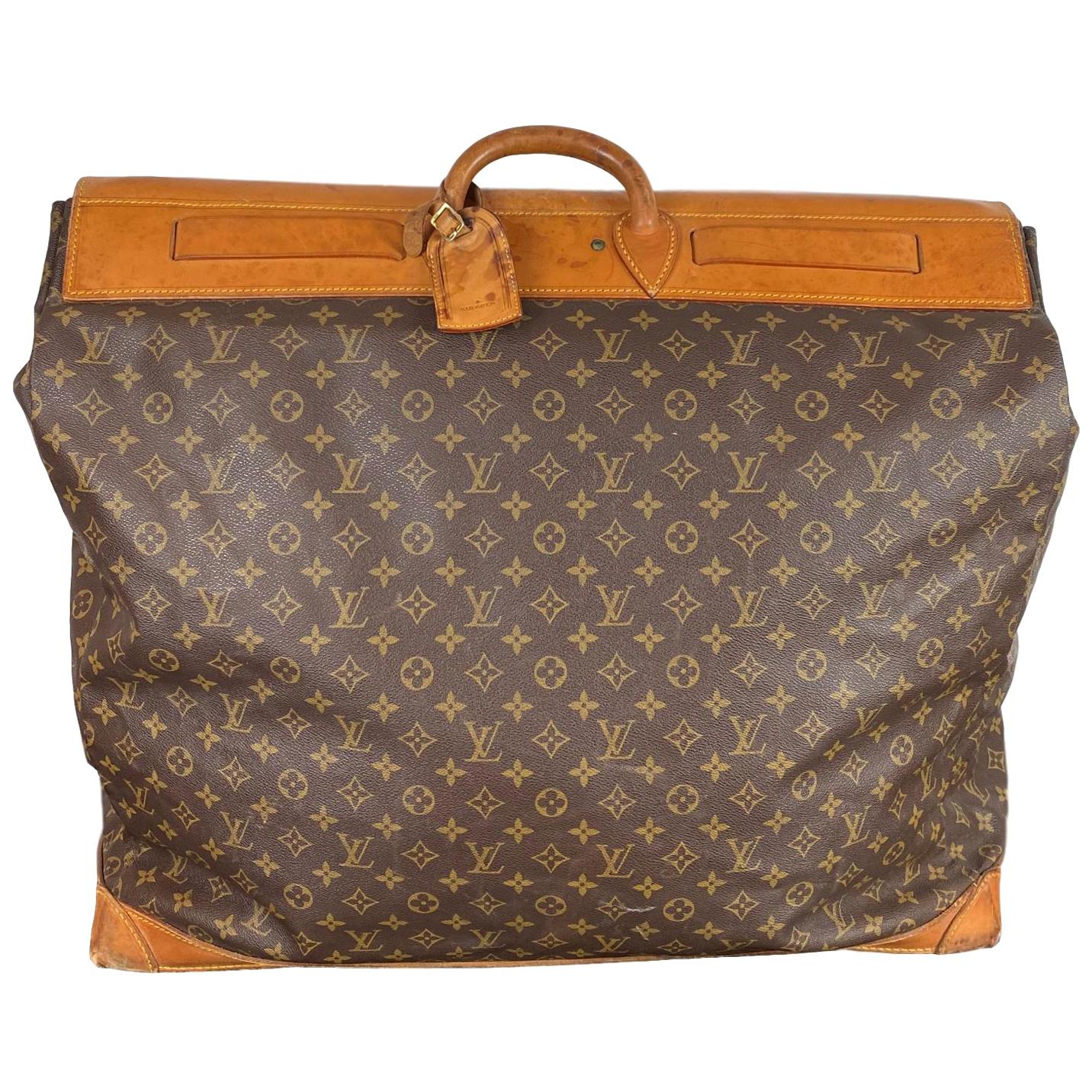 Louis Vuitton Large Monogram Steamer Travel Bag 55 at 1stDibs  louis vuitton  bag with rope handle, louis vitton travel bag, louis vuitton steamer bag