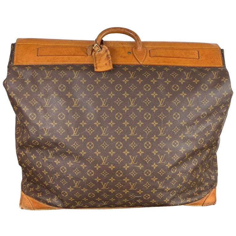 Louis Vuitton Large Monogram Steamer Travel Bag 55 at 1stDibs