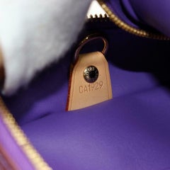 Louis Vuitton Large Monogram Vernis 870360 Purple Patent Leather Tote