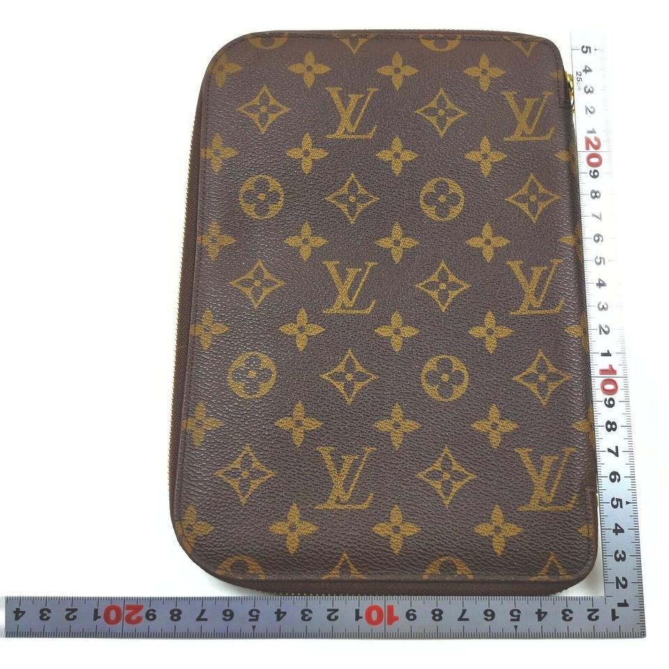 Louis Vuitton Large Monogram Zip Around Organizer Cluch Bag 862923 1