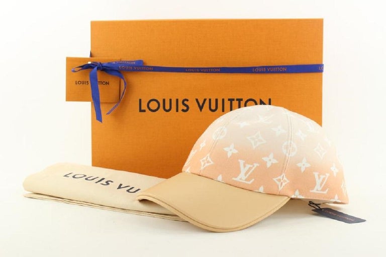 Louis Vuitton Virgil Monogram Taurillon Leather Casquette Baseball Cap 12LVJ1025