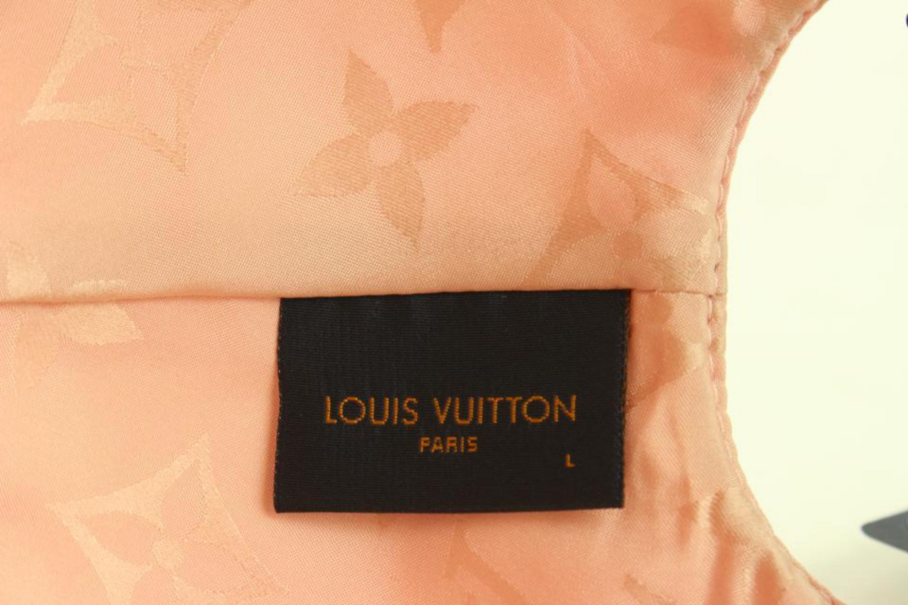 Louis Vuitton Large Pink Monogram Cap Ous Pas Wild at Heart Baseball Hat 0LV110
Date Code/Serial Number: AL0261 M00423
Made In: Italy
Measurements: Length:  7.5