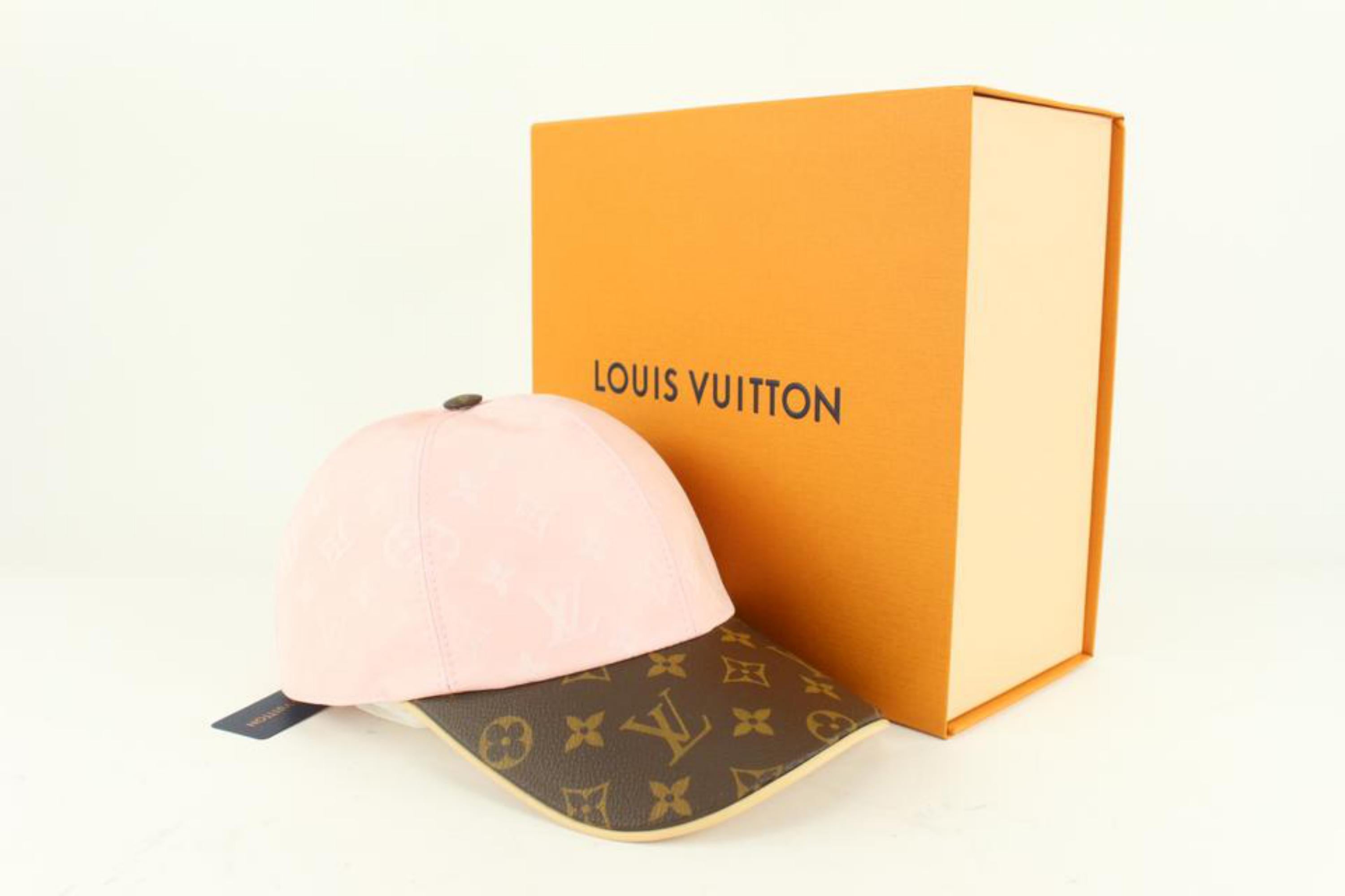 Louis Vuitton Large Pink Monogram Cap Ous Pas Wild at Heart Baseball Hat 111lv5 For Sale 4