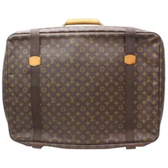 Louis Vuitton Large Satellite 65 Suitcase Luggage 870108 Brown Canvas Travel Bag