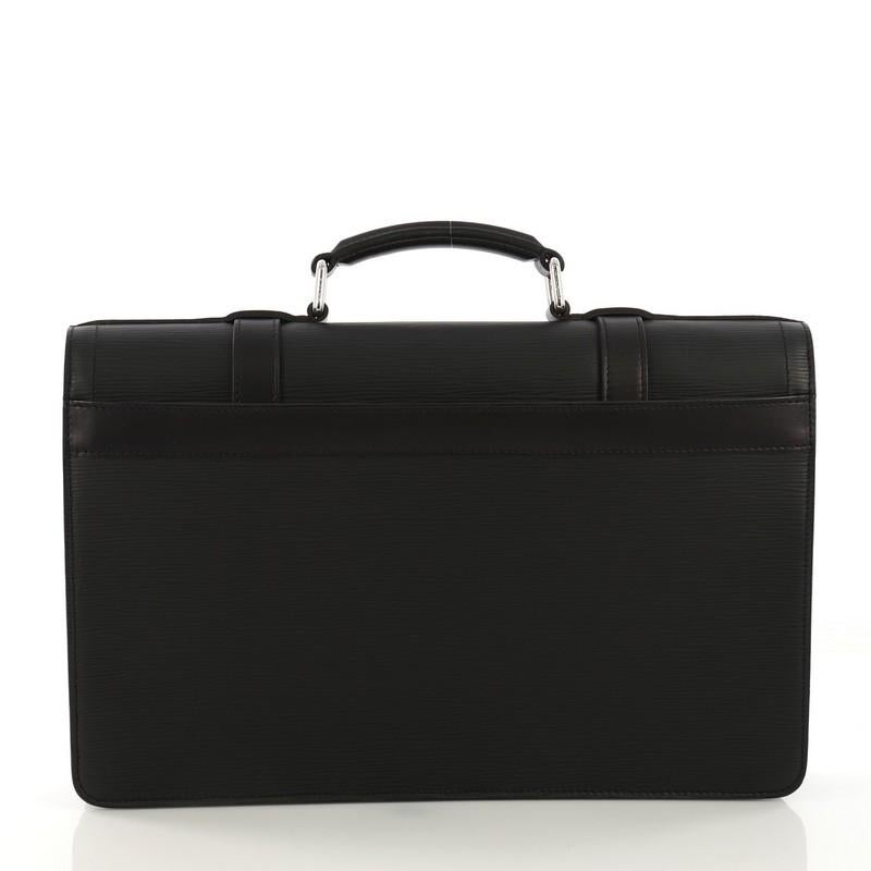 Women's Louis Vuitton Larry Briefcase Epi Leather