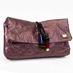 Louis Vuitton Lavender Jacquard Quilted Monogram Limelight African Queen Clutch