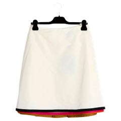 Louis Vuitton Layered ecru skirt FR42 US12