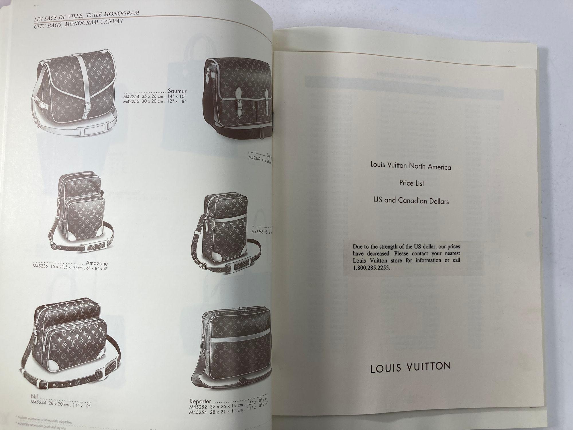 Louis Vuitton Le Catalogue Reference Book 1997 For Sale 1