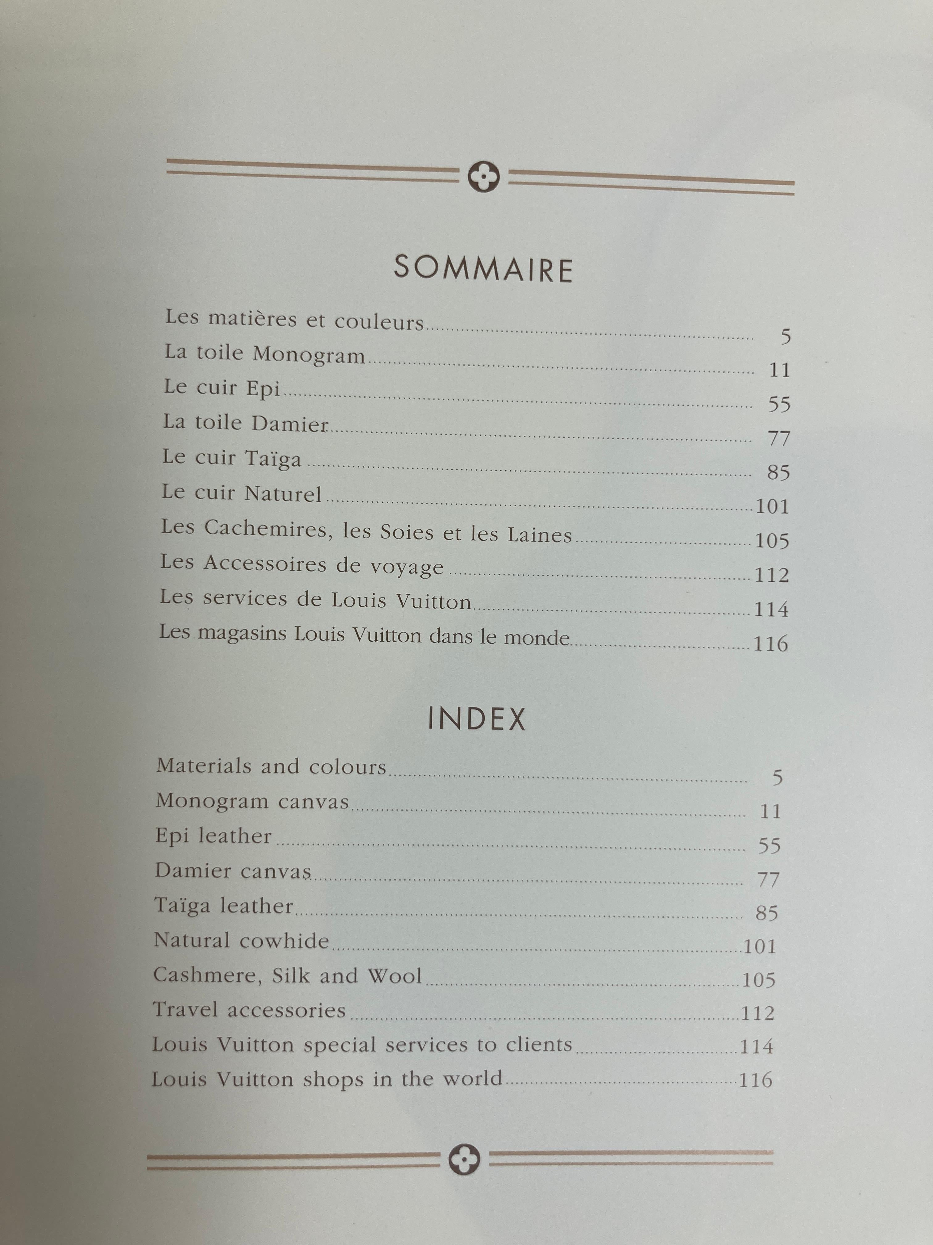 Livre de référence Le Catalogue de Louis Vuitton, 1997 Unisexe en vente