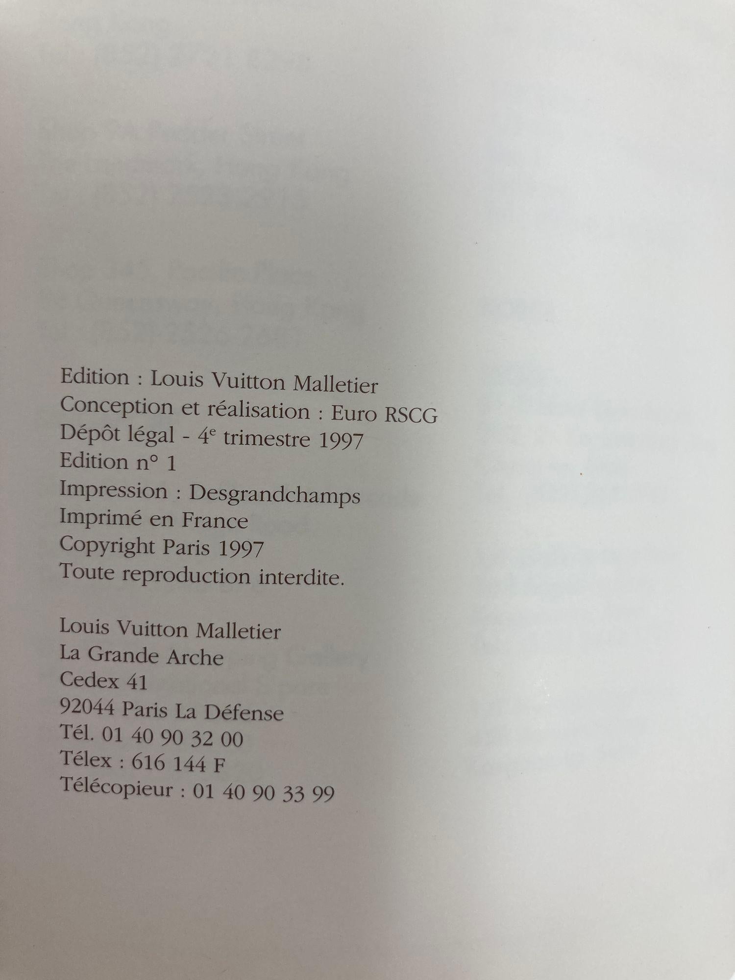 Paper Louis Vuitton Le Catalogue Reference Book 1997 For Sale