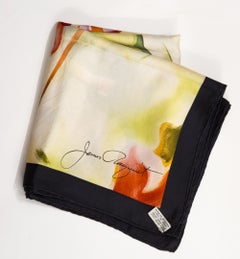 Louis Vuitton Le Jardin aux Orchidées by James Rosenquist Silk Scarf