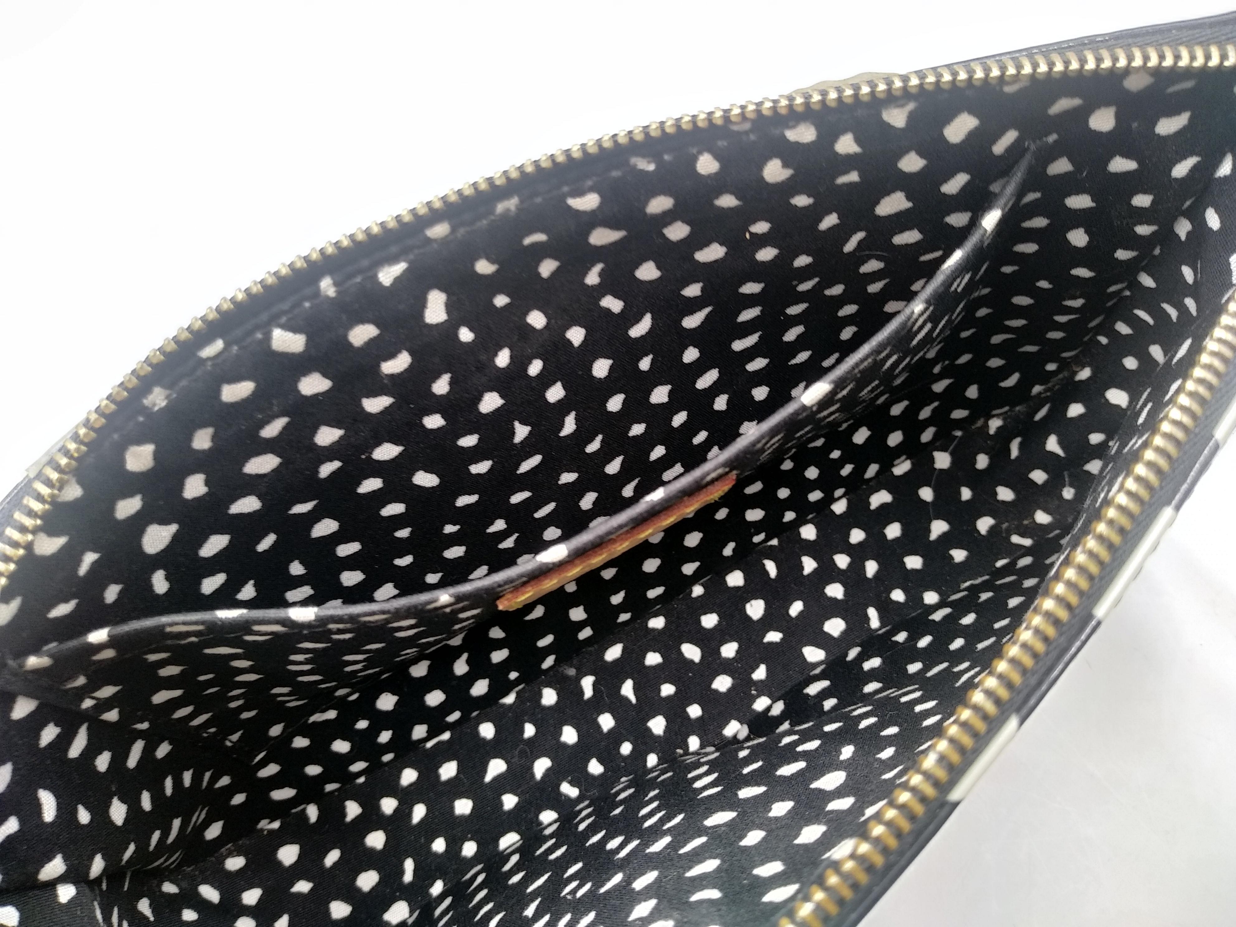 Louis Vuitton L.E. Yayoi Kusama Black Monogram Vernis Dots Infinity Pochette Bag 5