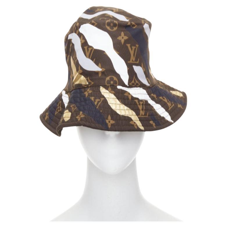 LOUIS VUITTON LEAGUE OF LEGENDS brown LV monogram bucket hat S