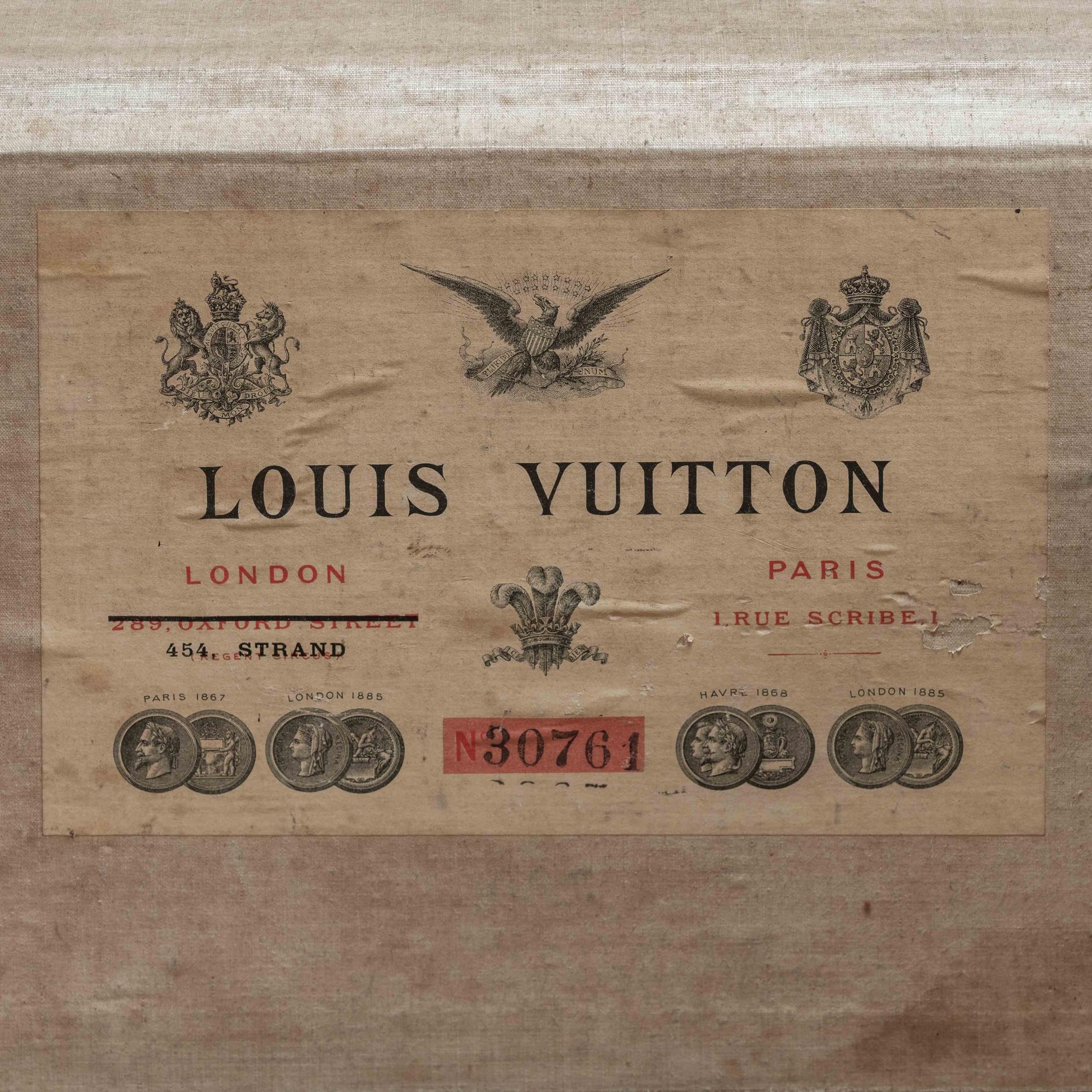 Louis Vuitton Leather Cabin Trunk, circa 1890 10