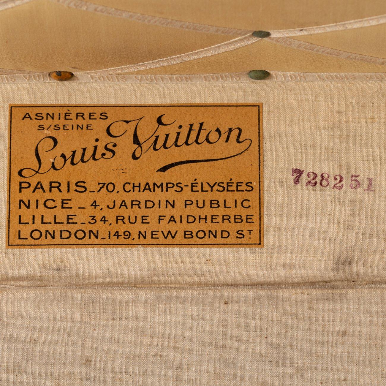 Louis Vuitton Leather Cabin Trunk, circa 1915 7