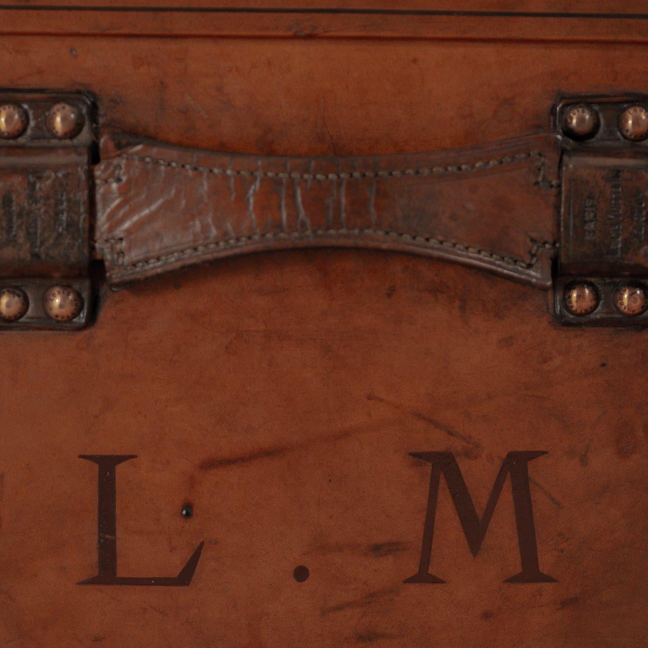 Louis Vuitton Leather Cabin Trunk, circa 1915 11