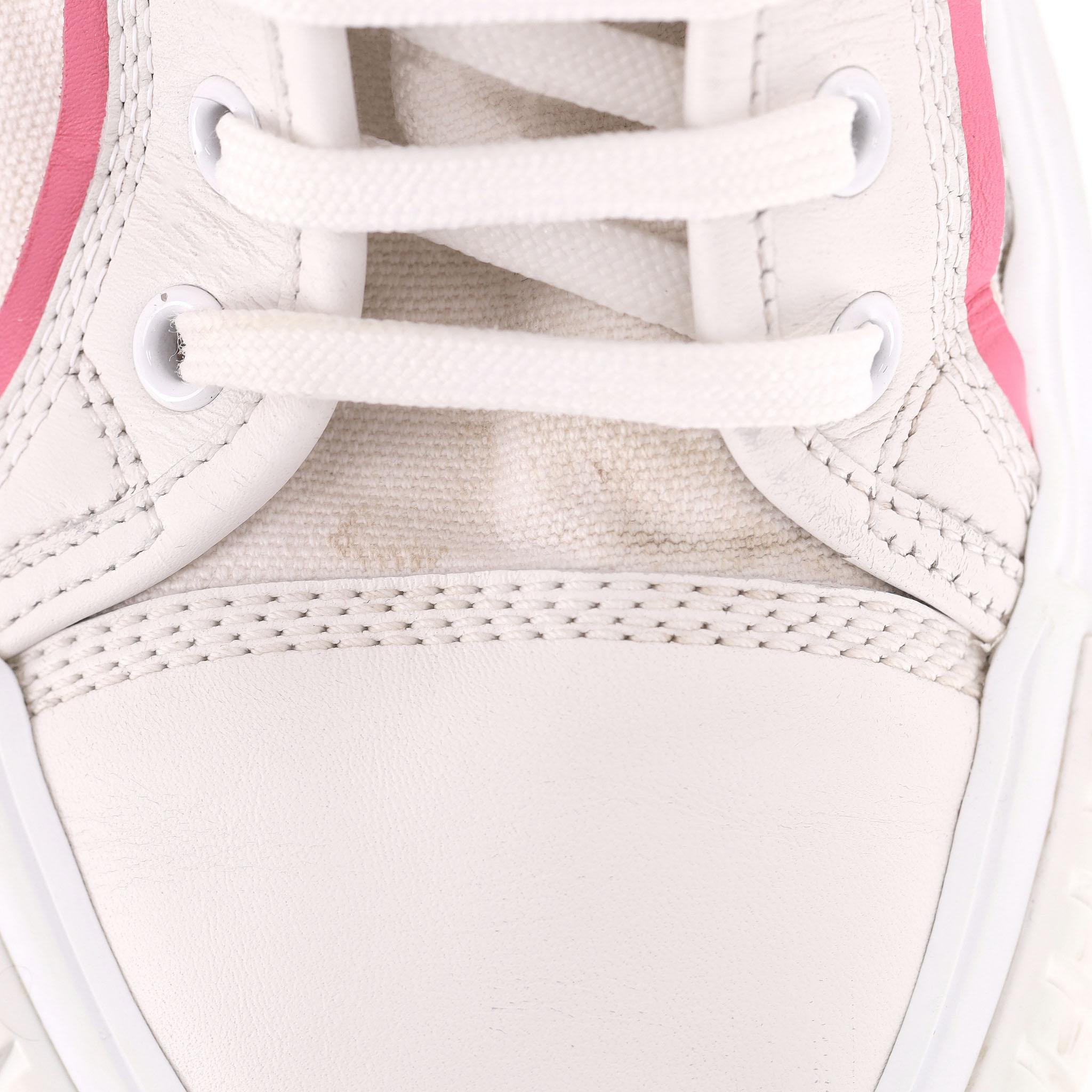 Louis Vuitton Leather & Canvas Monogram LV Squad High-Top Sneakers 3