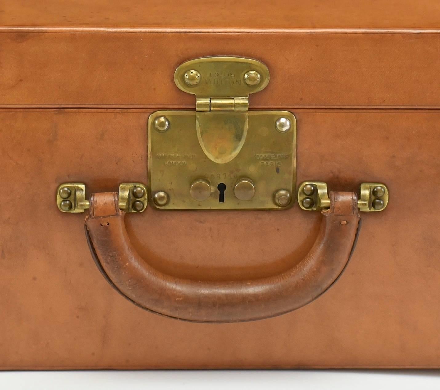 Louis Vuitton Leather Case, circa 1935 For Sale 1